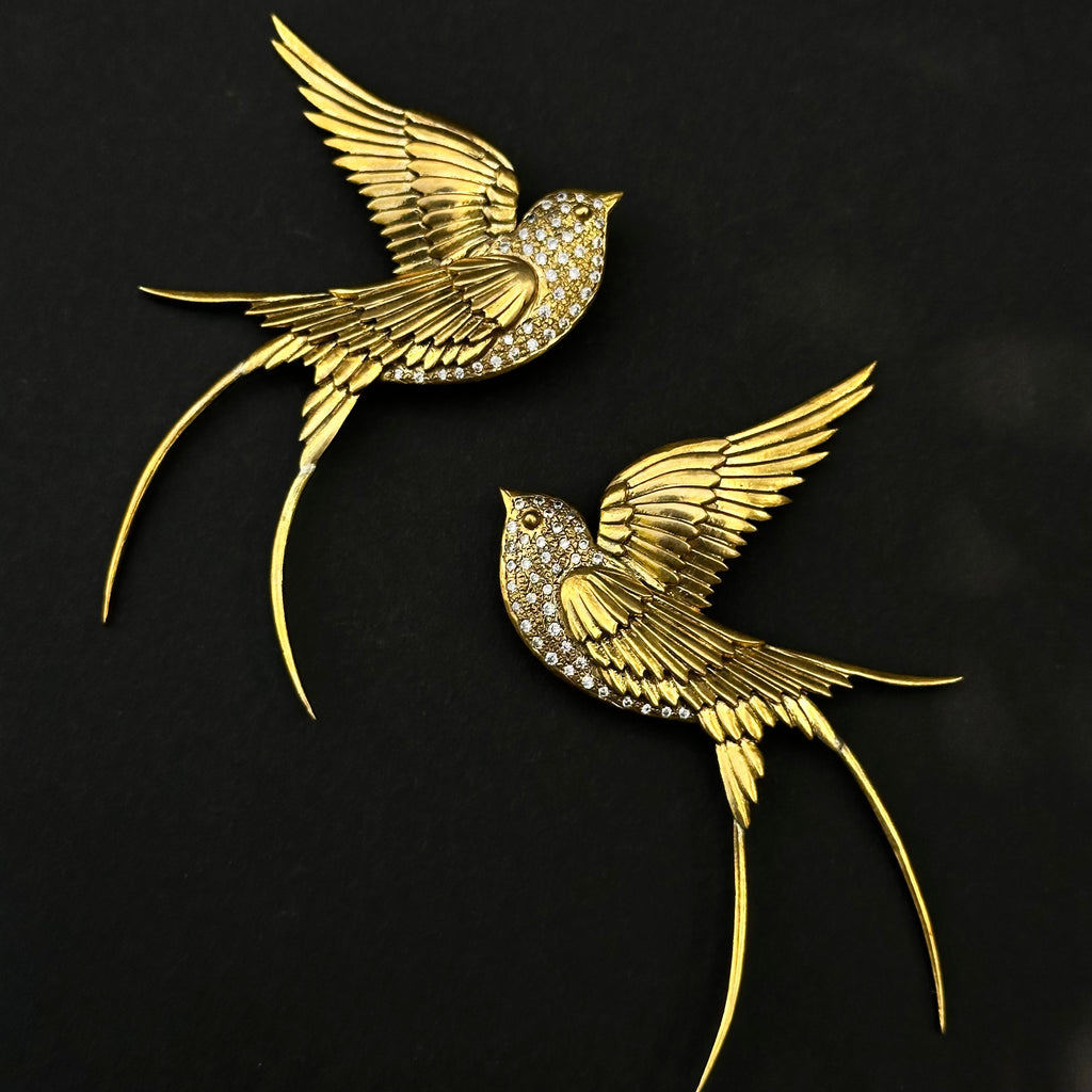 Two Wings of the same sky - Brooches