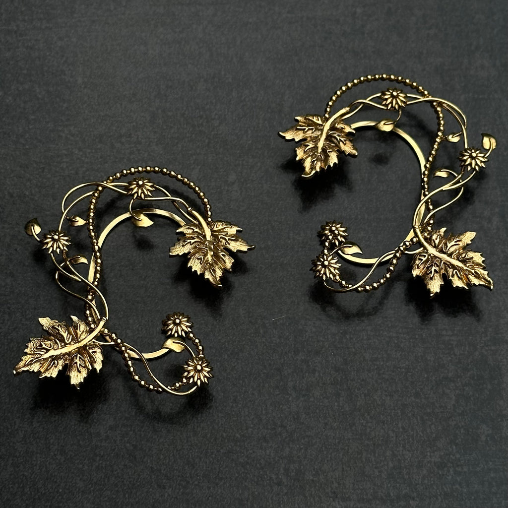 Autumn Vine Earcuffs