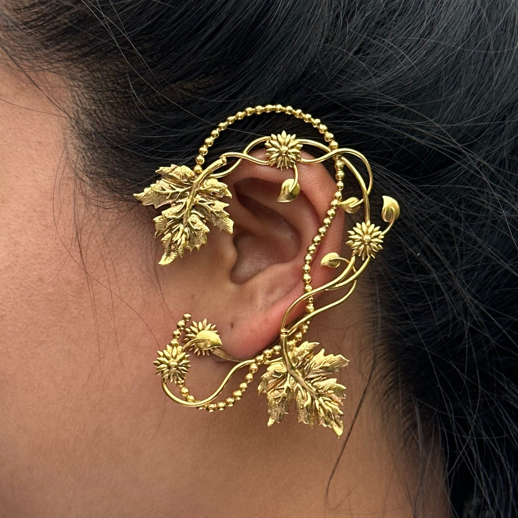 Autumn Vine Earcuffs